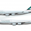 Cathay Pacific 747s