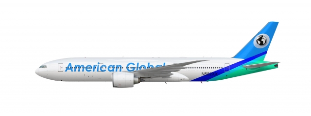 American Global Boeing 777 200 - N582XX