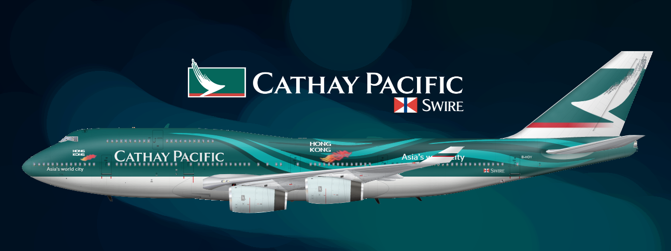 Cathay Pacific Boeing 747467 Asia's World City Dom's Real Life