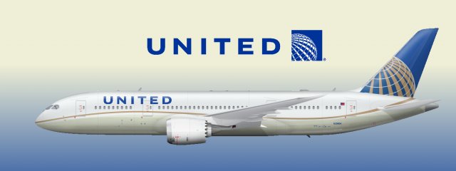 United Airlines Boeing 787-822