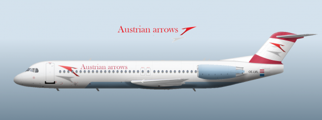 Austrian Arrows Fokker 100