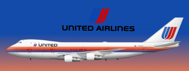 United Airlines Boeing 747-122