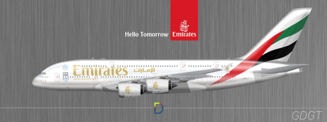 Emirates Airbus A380-861