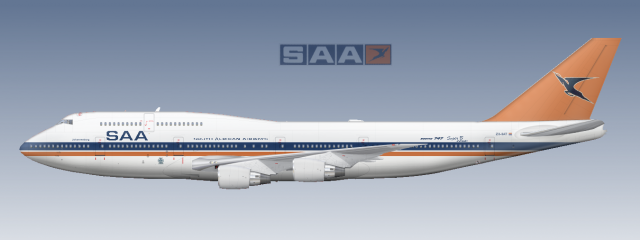 South African Airlines Boeing 747-300 Combi
