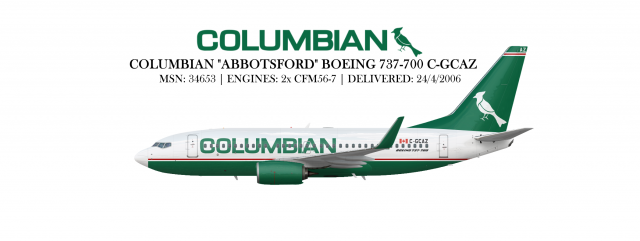 Columbian 737-700 C-GCAZ
