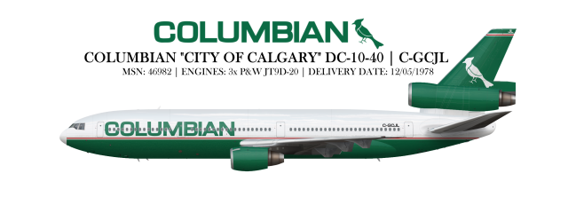Columbian Douglas DC-10-40 C-GCJL