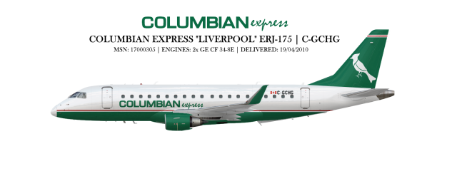Columbian Express Embraer E175 C-GCHG