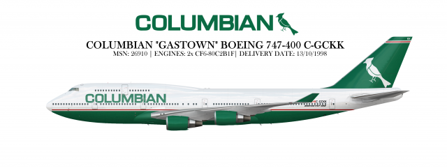 Columbian Boeing 747-400 C-GCKK