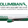 Columbian Douglas DC-10-40 C-GCJL