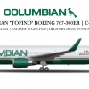Columbian 767-300ER C-GCLK