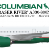 Columbian A330-800NEO C-GCXL