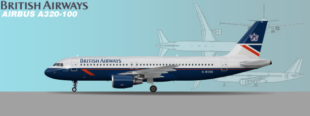 British Airways A320-111 (G-BUSD)