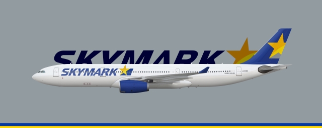 Skymark Airlines Airbus A330-343 (JA330B)
