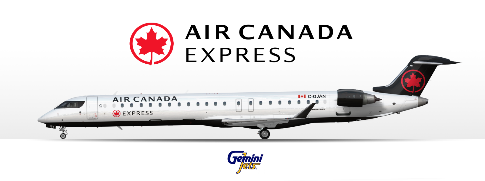 Air Canada Express CRJ 900 1400 Scale model recreations Gallery