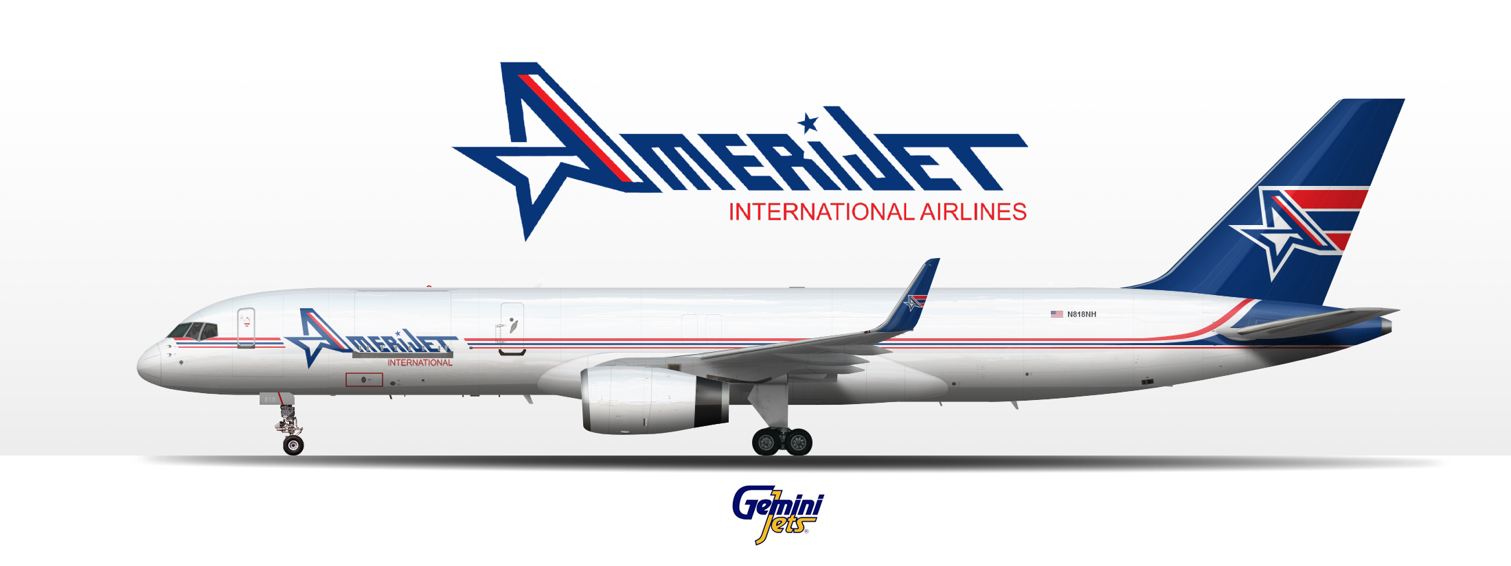 Amerijet 757 200F - 1:400 Scale model recreations - Gallery
