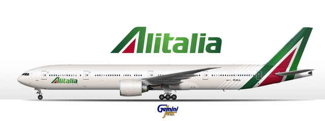 Gemini 1/400 777-200ER Alitalia アリタリア航空 GeminiJets on X: 