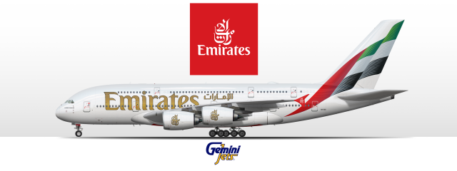 Emirates A380 800 - 1:400 Scale model recreations - Gallery