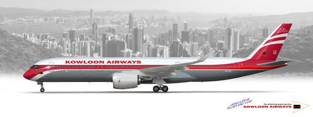Kowloon Airways | Airbus A350-941 Retro Kowloon Airways | Airbus A350-941 Retro