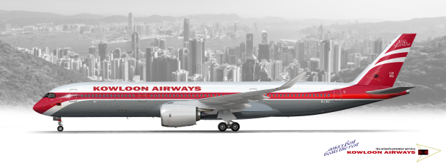 Kowloon Airways | Airbus A350-941 Retro