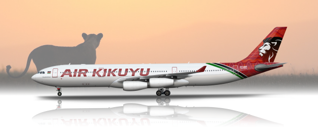 Airbus A340 300| Air Kikuyu | 5Y-ANY