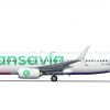 Boeing 737 8K2NG Transavia PH HXB