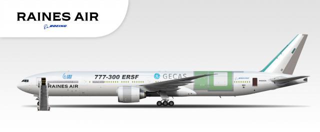 Raines-bound - Boeing 777-300ERSF Raines-bound - Boeing 777-300ERSF