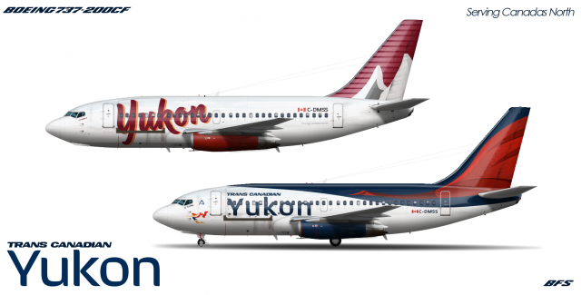 Yukon 737-200 Poster