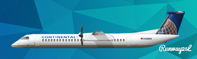 航空機・ヘリコプター Continental Airlines Dash 8 Q400 1/200 JC Wings XX20425 Bombardier Dash 8-Q400 Icelandair TF-FXA