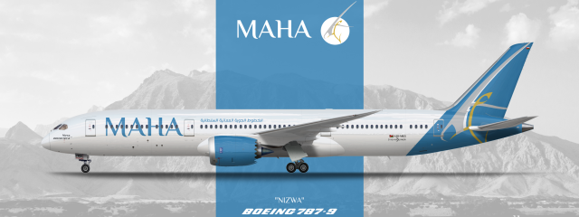 Maha - Royal Oman Airlines | 787-9 | A40-MKS | "Nizwa"