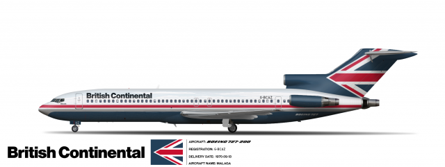 British Continental 727-200