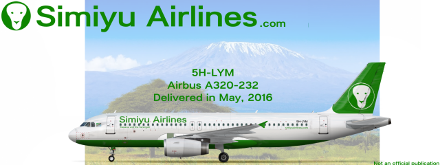 Simiyu Airlines Airbus A320-200 Simiyu Airlines Airbus A320-200