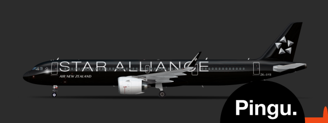 STAR ALLIANCE｜ニュージーランド航空｜Airbus A321neo Air New Zealand Airbus A321neo ZK-OYB Star Alliance NG Model