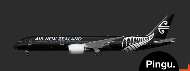 Air New Zealand All Blacks Boeing 787-9 Air New Zealand All Blacks Boeing 787-9