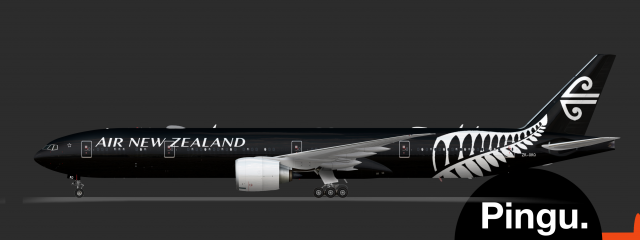 Air New Zealand All Black 777-300ER Air New Zealand All Black 777-300ER
