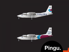 FlyMySky Britten Norman BN-2A Islanders Poster