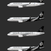 Air New Zealand A320 Family Poster