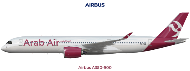 Arab Air A350 (Remake)