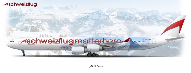 Schweizflug A340-641 (Matterhorn)
