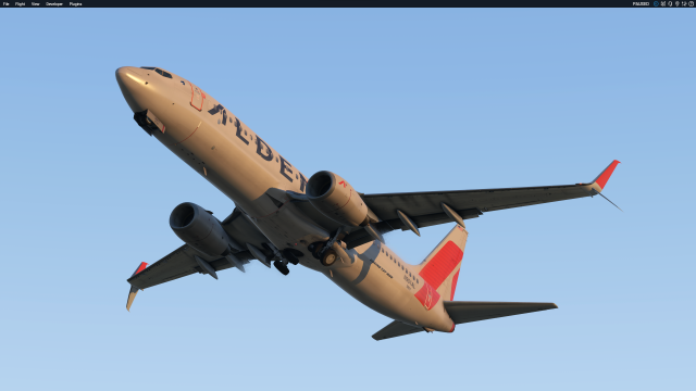 Alden 737-827 Departure from DFW 2