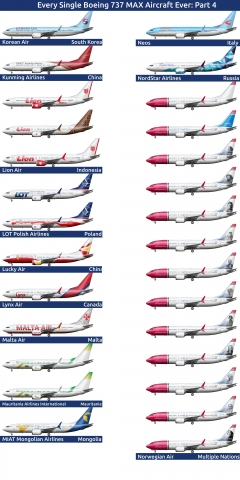 All World 737 MAX Operators: Part 4