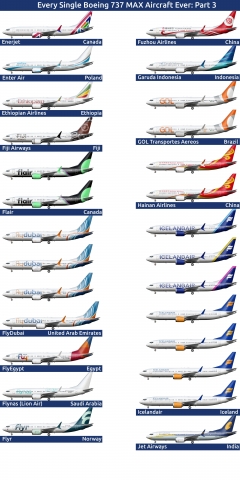 All World 737 MAX Operators: Part 3
