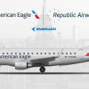 American Eagle Embraer E175LR - N123HQ