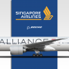 Singapore Airlines Boeing 777-300ER - Star Alliance Colors