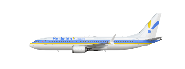 Hokkaido Airlines Boeing 737 MAX 8 (2013-present Livery)