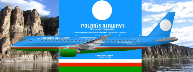 Polaris Airways Embraer E190-E2 (Yakutia Special Livery)