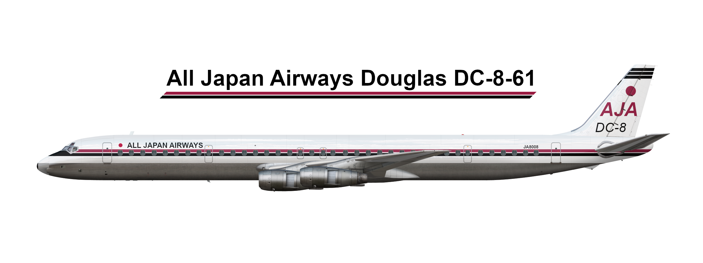 All Japan Airways Douglas DC-8 - All Japan Airways - Gallery