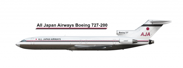 All Japan Airways Boeing 727