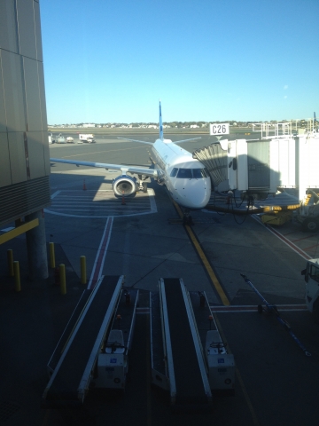 Jetblue E-190 At Boston Logan Airport Gate C26
