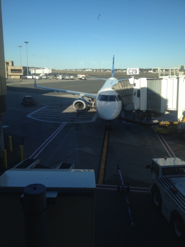 Jetblue E-190 At Boston Logan Airport Gate C26