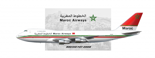 Maroc Airways | 747-200B | 1988-2005